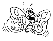 Butterfly Coloring Page 9