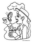 Butterfly Coloring Page 12