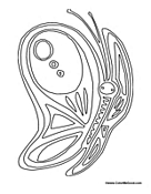 Butterfly Coloring Page 53