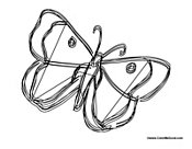 Butterfly Coloring Page 45