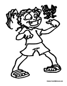 Butterfly Landing on Hand