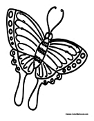 Butterfly Coloring Page 8