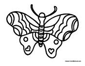 Butterfly Coloring Page 7