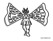 Butterfly Girl Costume
