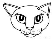 Cat Coloring Page 5