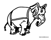 Circus Elephant Smiling