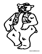 Circus Bear with Jacket
