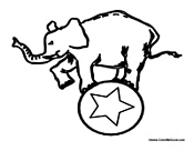 Elephant on Ball