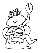King Crab Coloring Page 5