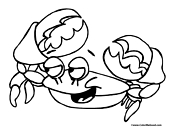 Crab Coloring Page 6