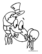 Krusty Krab Coloring Page