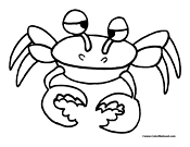 Crab Coloring Page 8
