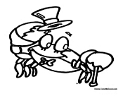 Crab with Hat