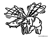 Flying Crocodile