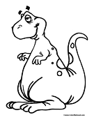 Dinosaur Coloring Page 3