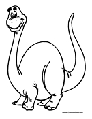 Dinosaur Coloring Page 5