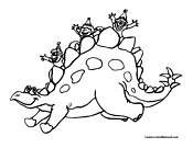 Dinosaur Coloring Page 8