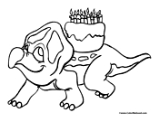 Dinosaur Coloring Page 9