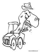 Dinosaur Coloring Page 14