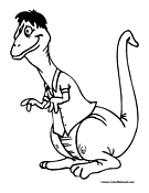 Dinosaur Coloring Page 16