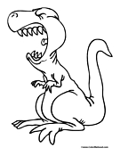 Dinosaur Coloring Page 18