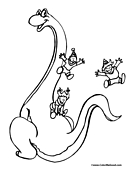 Dinosaur Coloring Page 19