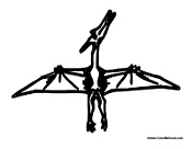 Flying Dinosaur with Wings
