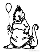 Dinosaur with Balloon
