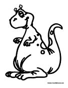 Shy Dinosaur