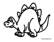 Baby Stegosaurus