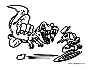 Tyrannosaurus Rex Running