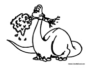 Dinosaur Eating Lunch