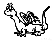 Dinosaur with Wings