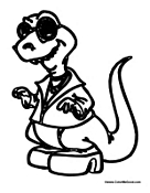 Cool Dinosaur Glasses