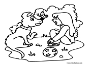 Dog Coloring Page 2