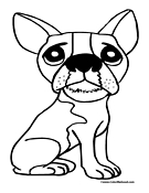 Dog Coloring Page 8