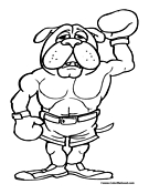 Dog Coloring Page 14
