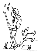 Dog Coloring Page 20