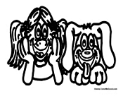 Kid and Dog Twins