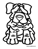 Short Dog with Lots of Skin