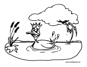 Duck Coloring Page 13