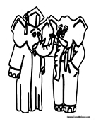 Two Elephants Graduating