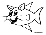 Catfish Coloring Page 3