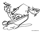 Fishing Coloring Page 12