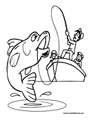 Fishing Coloring Page 14
