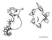 Fish Coloring Page 17