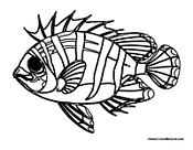 Fish with Gills and Fins