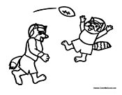 Fox Playing Football