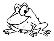 Frog Coloring Page 8