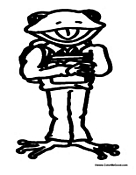 Frog Going to School